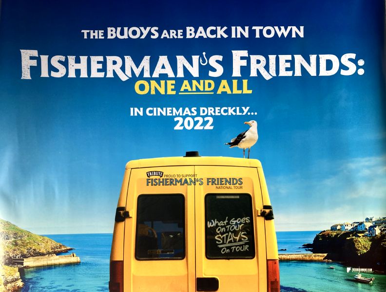 Cinema Poster: FISHERMAN'S FRIENDS ONE AND ALL 2022 (Advance Quad) James Purefoy Dave Johns Cinema Poster: FISHERMAN'S FRIENDS ONE AND ALL 2022 (Advance Quad) James Purefoy Dave Johns