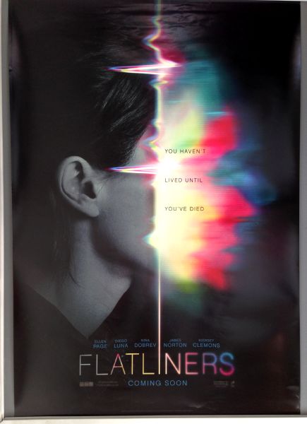 Cinema Poster: FLATLINERS 2017 (Advance One Sheet) Ellen Page Kiefer Sutherland Cinema Poster: FLATLINERS 2017 (Advance One Sheet) Ellen Page Kiefer Sutherland