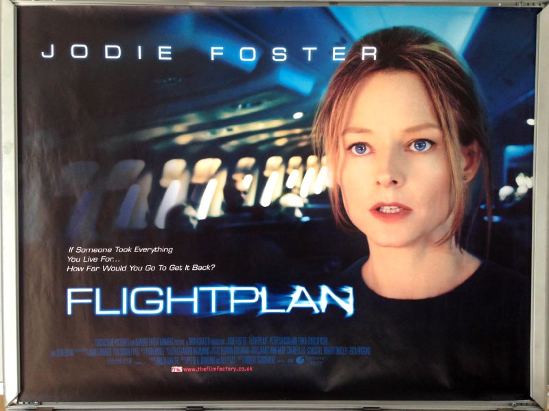 Cinema Poster: FLIGHTPLAN 2005 (Quad) Jodie Foster Sean Bean Cinema Poster: FLIGHTPLAN 2005 (Quad) Jodie Foster Sean Bean