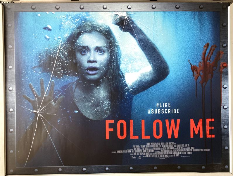 Cinema Poster: FOLLOW ME 2020 (Quad) Keegan Allen Holland Roden Denzel Whitaker  