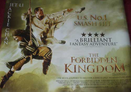 FORBIDDEN KINGDOM: Main UK Quad Film Poster