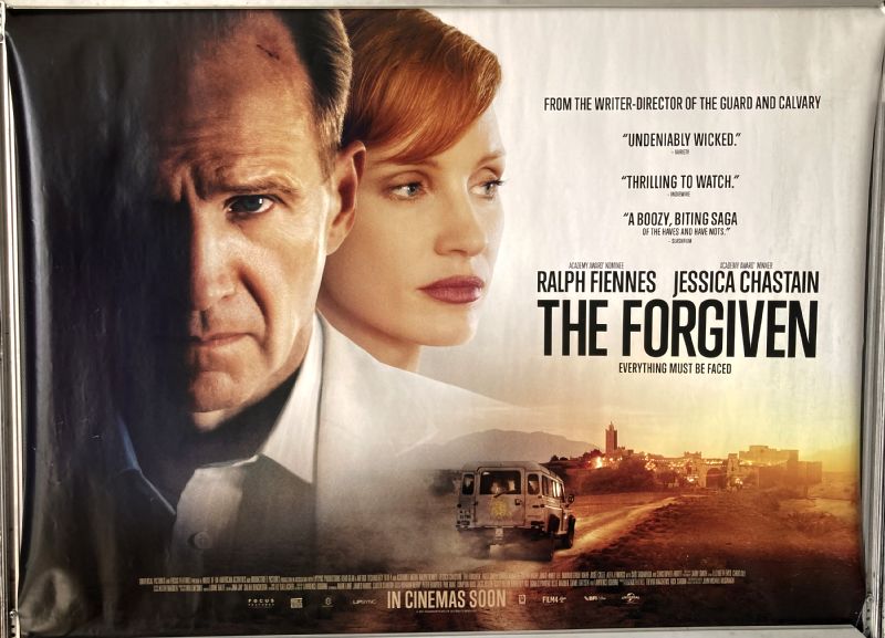 Cinema Poster: FORGIVEN, THE 2022 (Quad) Jessica Chastain Ralph Fiennes