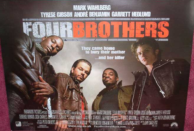 FOUR BROTHERS: Advance UK Quad Film Poster FOUR BROTHERS: Advance UK Quad Film Poster