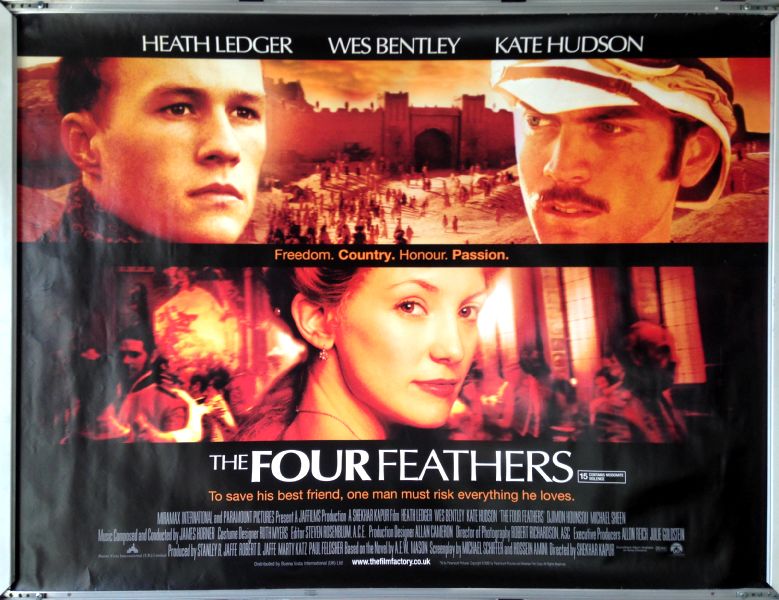 Cinema Poster: FOUR FEATHERS, THE 2002 (Quad) Heath Ledger Wes Bentley Cinema Poster: FOUR FEATHERS, THE 2002 (Quad) Heath Ledger Wes Bentley