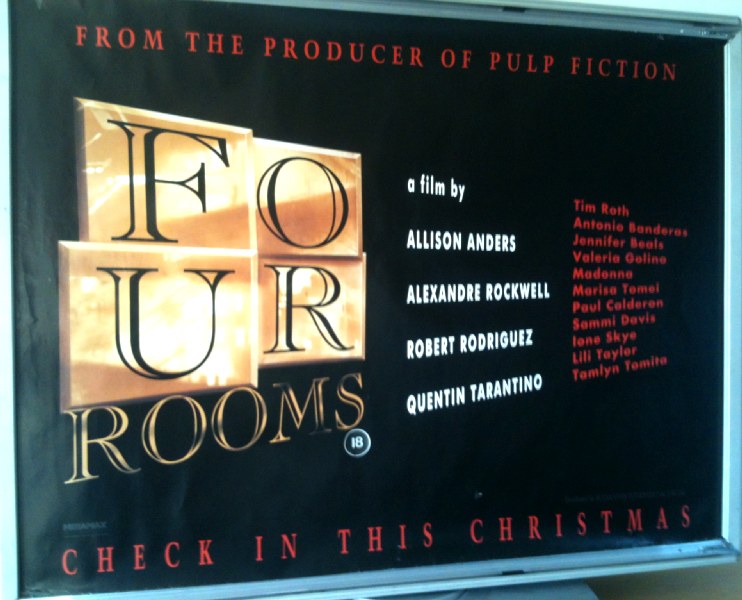 FOUR ROOMS: Advance UK Quad Film Poster