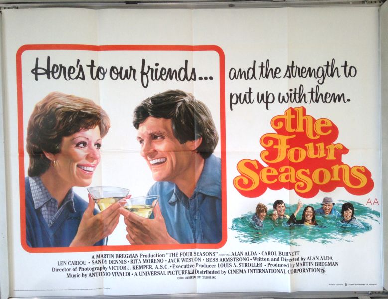 Cinema Poster: FOUR SEASONS, THE 1981 (Quad) Alan Alda Carol Burnett Cinema Poster: FOUR SEASONS, THE 1981 (Quad) Alan Alda Carol Burnett