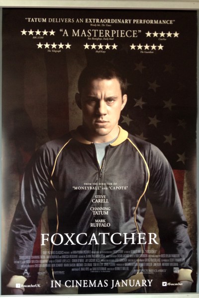Cinema Poster: FOXCATCHER 2015 (M Shultz One Sheet) Steve Carell Channing Tatum
