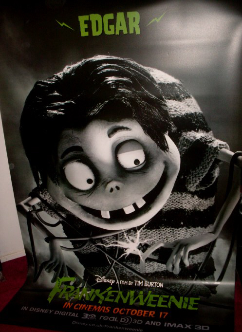 FRANKENWEENIE: Edgar Cinema Banner