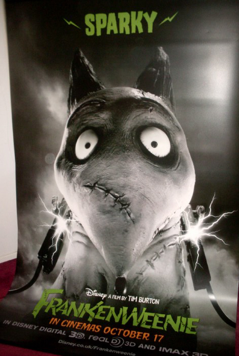 FRANKENWEENIE: Sparky Cinema Banner