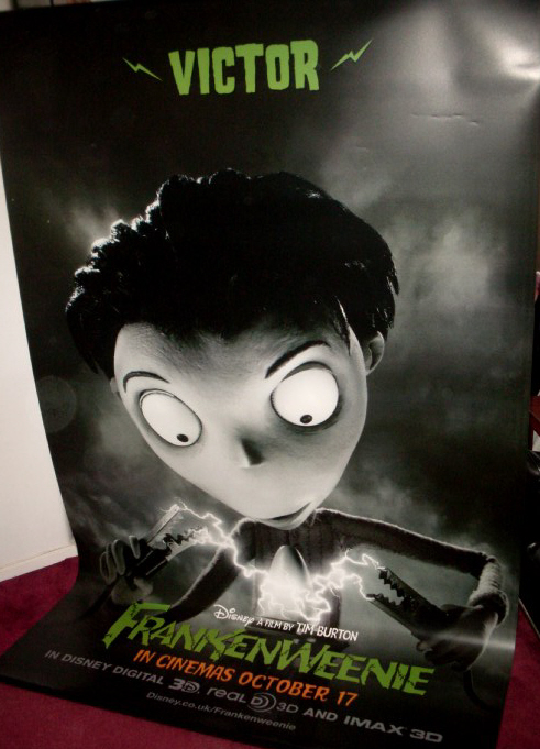 FRANKENWEENIE: Victor Cinema Banner FRANKENWEENIE: Victor Cinema Banner