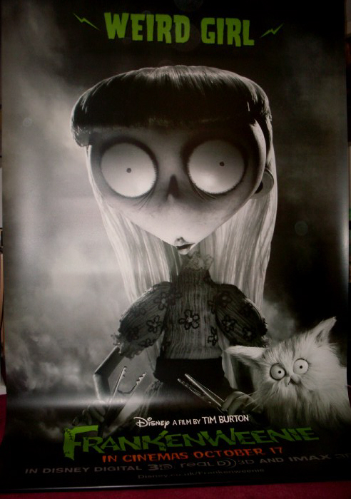 FRANKENWEENIE: Weird Girl Cinema Banner