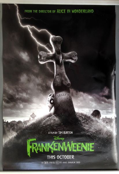Cinema Poster: FRANKENWEENIE 2012 (Grave One Sheet) Winona Ryder