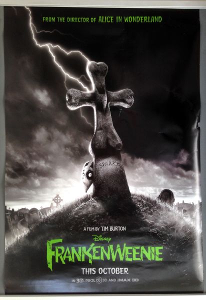 Cinema Poster: FRANKENWEENIE 2012 (Grave One Sheet) Winona Ryder Cinema Poster: FRANKENWEENIE 2012 (Grave One Sheet) Winona Ryder