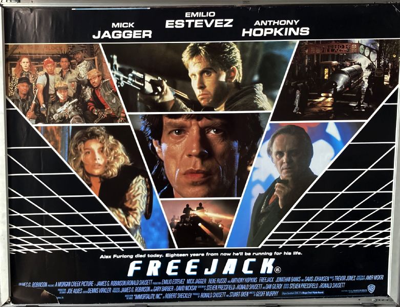 Cinema Poster: FREEJACK 1992 (Quad)  Mick Jagger Emilio Estevez Rene Russo