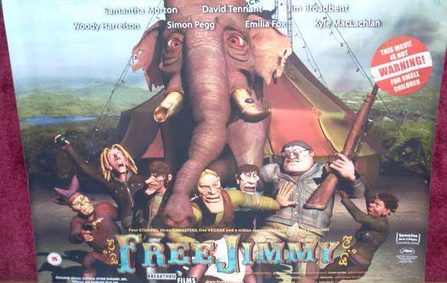 FREE JIMMY: UK Quad Film Poster FREE JIMMY: UK Quad Film Poster