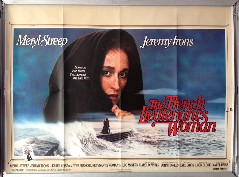 Cinema Poster: FRENCH LIEUTENANT'S WOMAN 1981 (Quad) Meryl Streep Cinema Poster: FRENCH LIEUTENANT'S WOMAN 1981 (Quad) Meryl Streep