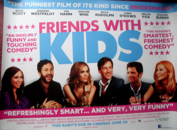 FRIENDS WITH KIDS: UK Quad Film Poster FRIENDS WITH KIDS: UK Quad Film Poster
