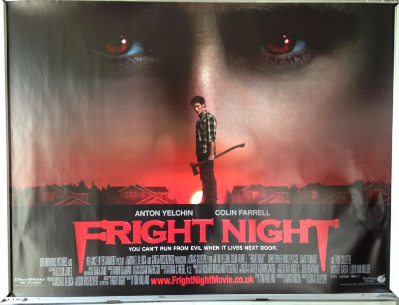 Cinema Poster: FRIGHT NIGHT 2011 (Quad) Anton Yelchin Colin Farrell David Tennant Cinema Poster: FRIGHT NIGHT 2011 (Quad) Anton Yelchin Colin Farrell David Tennant
