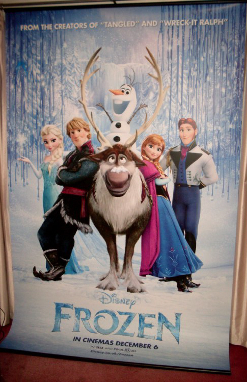 Cinema Banner: FROZEN 2013 (Main) Kristen Bell Josh Gad Idina Menzel