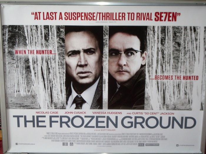 FROZEN GROUND, THE: UK Quad Film Poster FROZEN GROUND, THE: UK Quad Film Poster