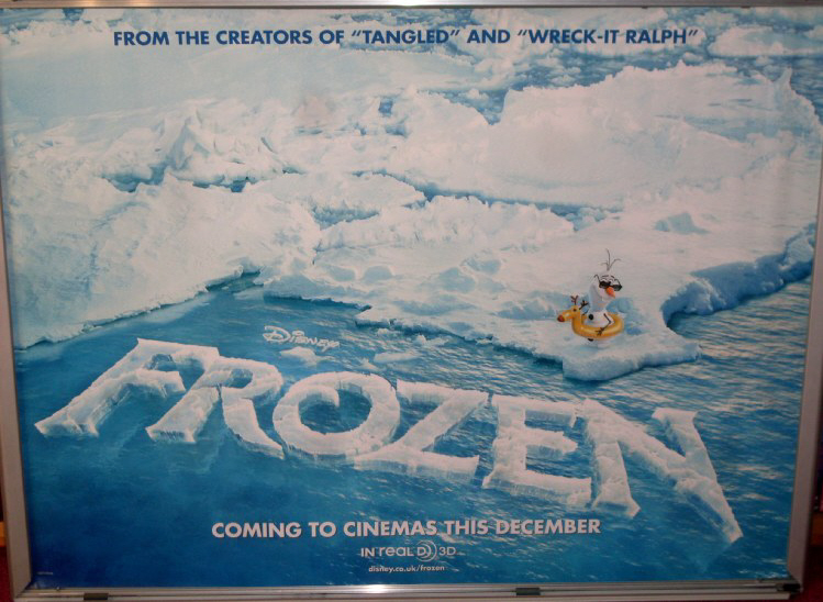 Cinema Poster: FROZEN 2013 (Advance Quad) Kristen Bell Josh Gad Alan Tudyk