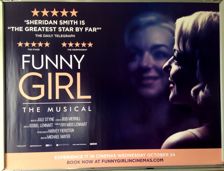 Cinema Poster: FUNNY GIRL LIVE 24th October 2018 (Quad) Sheridan Smith