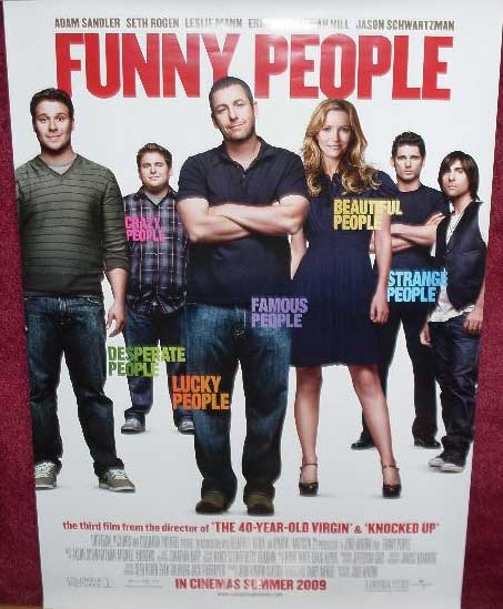 FUNNY PEOPLE: 'Group' One Sheet Film Poster FUNNY PEOPLE: 'Group' One Sheet Film Poster