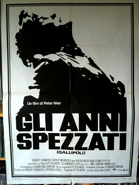 GALLIPOLI: Italian 2-Foglio Film Poster GALLIPOLI: Italian 2-Foglio Film Poster