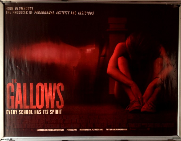 Cinema Poster: GALLOWS, THE 2015 (Quad) Reese Mishler Pfeifer Brown Ryan Shoos