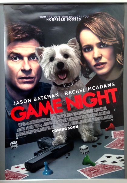 Cinema Poster: GAME NIGHT 2018 (One Sheet) Jason Bateman Rachel McAdams Cinema Poster: GAME NIGHT 2018 (One Sheet) Jason Bateman Rachel McAdams