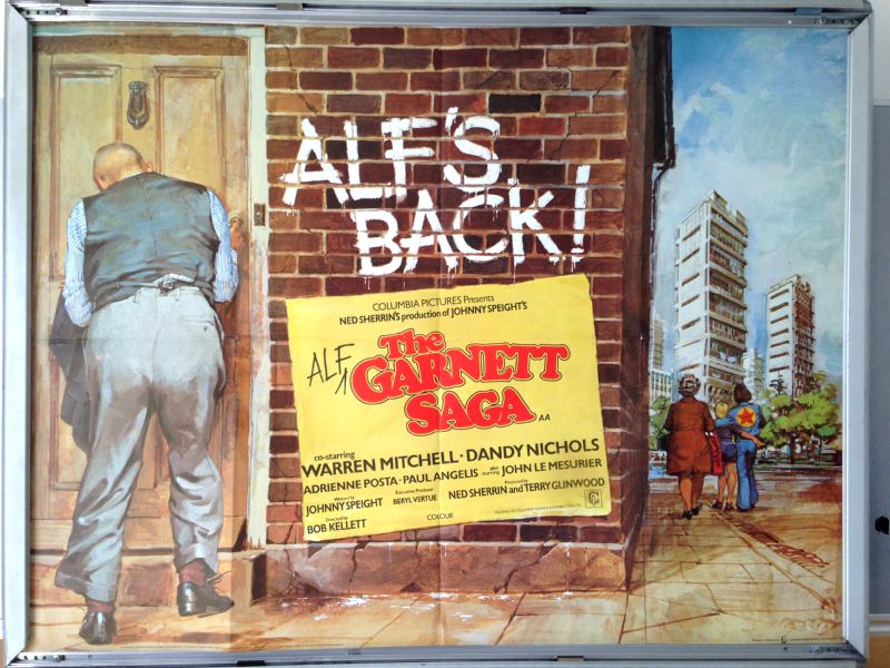 Cinema Poster: ALF GARNETT SAGA, THE 1972 (Quad) Warren Mitchell Dandy Nichols