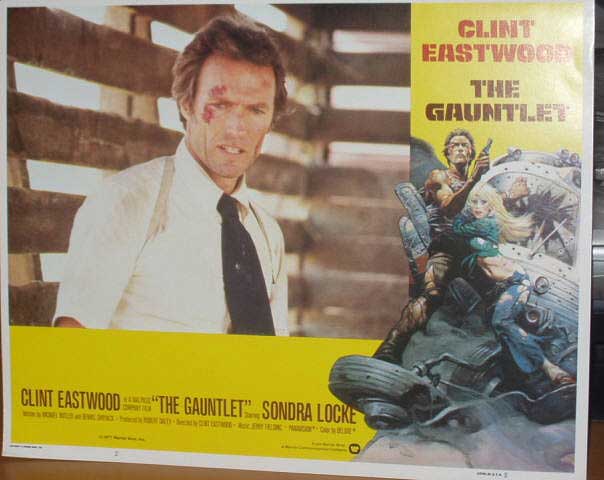 GAUNTLET, THE: Lobby Card No. 2 (Eastwood)