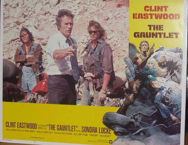 GAUNTLET, THE: Lobby Card No. 3 (Eastwood & Gang)