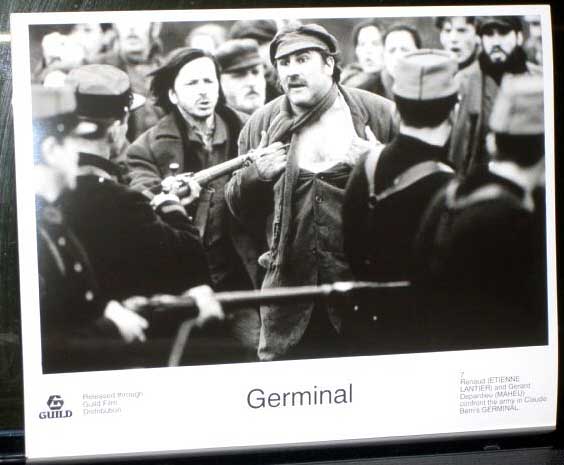 GERMINAL: Publicity Still 7 Depardieu Bares Chest 