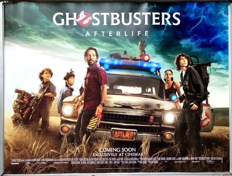Cinema Poster: GHOSTBUSTERS AFTERLIFE 2021 (Quad) Carrie Coon Paul Rudd