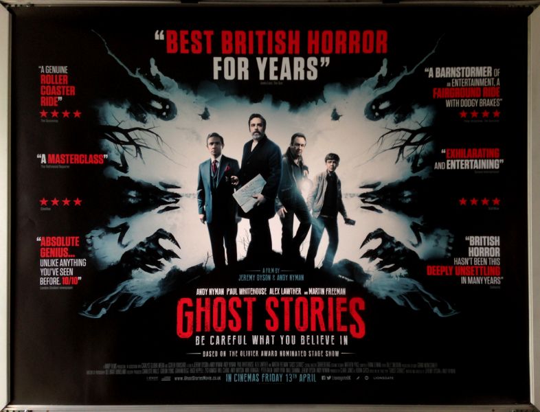 Cinema Poster: GHOST STORIES 2018 (Black Quad) Paul Whitehouse Andy Nyman Cinema Poster: GHOST STORIES 2018 (Black Quad) Paul Whitehouse Andy Nyman