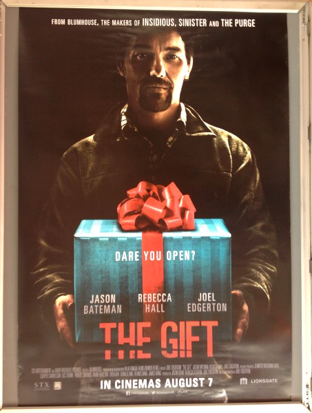 Cinema Poster: GIFT, THE 2015 (One Sheet) Jason Bateman Rebecca Hall Joel Edgerton