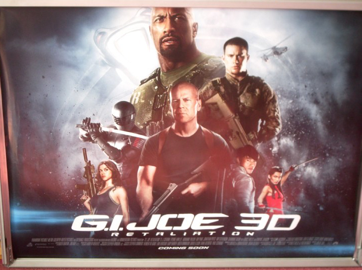 G.I. JOE RETALLIATION: UK Quad Film Poster