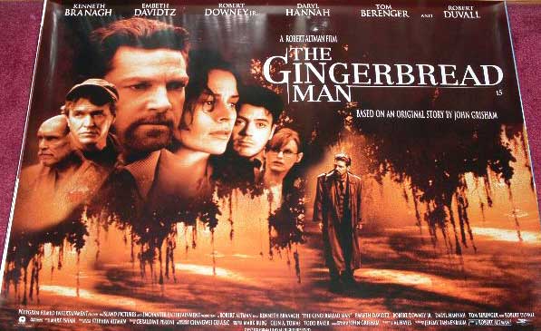 GINGERBREAD MAN: Main UK Quad Film Poster GINGERBREAD MAN: Main UK Quad Film Poster