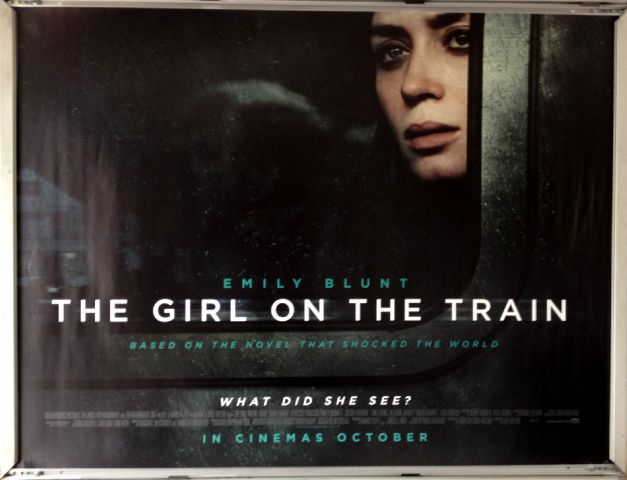 Cinema Poster: GIRL ON THE TRAIN  2016 (Quad) Emily Blunt Rebecca Ferguson