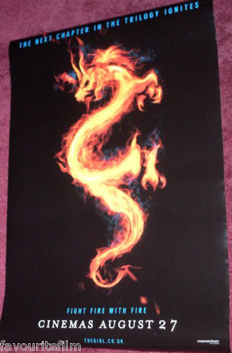 GIRL WHO PLAYED WITH FIRE, THE: Advance One Sheet Film Poster GIRL WHO PLAYED WITH FIRE, THE: Advance One Sheet Film Poster