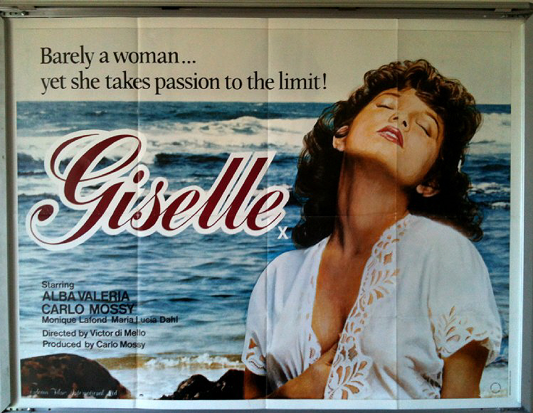 Cinema Poster: GISELLE 1980 (QUAD) Alba Valeria Carlo Mossy Tom Chantrell Art
