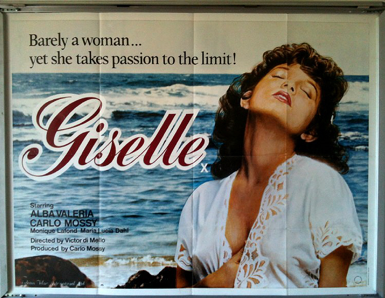 Cinema Poster: GISELLE 1980 (QUAD) Alba Valeria Carlo Mossy Tom Chantrell Art Cinema Poster: GISELLE 1980 (QUAD) Alba Valeria Carlo Mossy Tom Chantrell Art