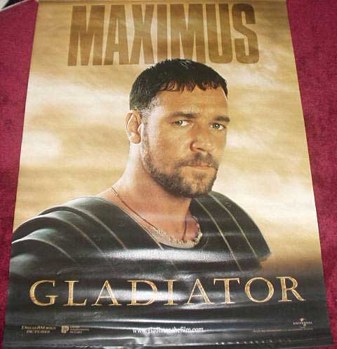 GLADIATOR: Russell Crowe/Maximus Cinema Banner