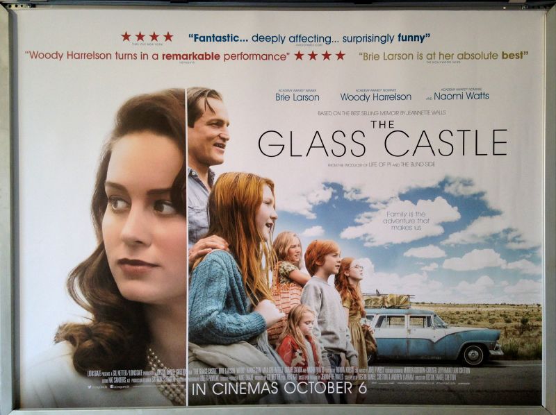Cinema Poster: GLASS CASTLE, THE 2017 (Quad) Brie Larson Woody Harrelson Cinema Poster: GLASS CASTLE, THE 2017 (Quad) Brie Larson Woody Harrelson