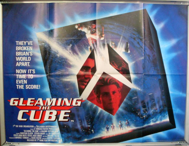 GLEAMING THE CUBE: UK Quad Film Poster