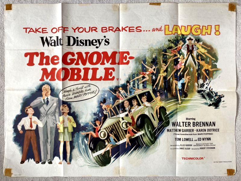 Cinema Poster: GNOME-MOBILE, THE 1967 (Quad) Walter Brennan Matthew Garber Cinema Poster: GNOME-MOBILE, THE 1967 (Quad) Walter Brennan Matthew Garber