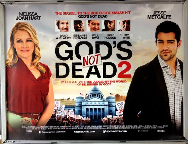 Cinema Poster: GOD'S NOT DEAD 2 2016 (Quad) Melissa Joan Hart Jesse Metcalfe