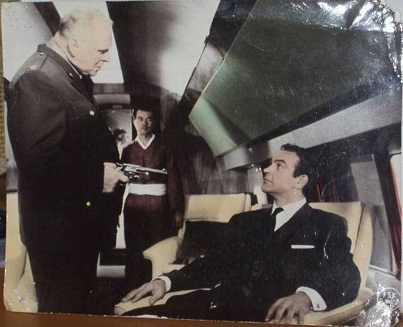 GOLDFINGER (James Bond): German Lobby Card FSK-26 (Bond & Goldfinger)