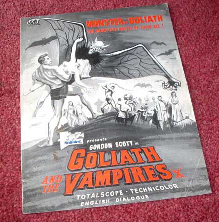 GOLIATH AND THE VAMPIRES: Promotional Foldout GOLIATH AND THE VAMPIRES: Promotional Foldout